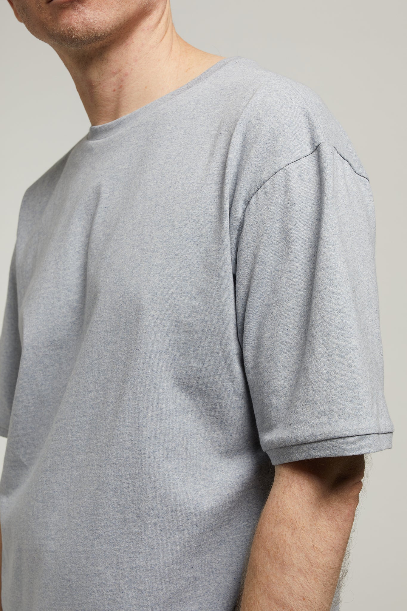 A.BCH A.58 Light Blue Marle in Recycled and Organic cotton