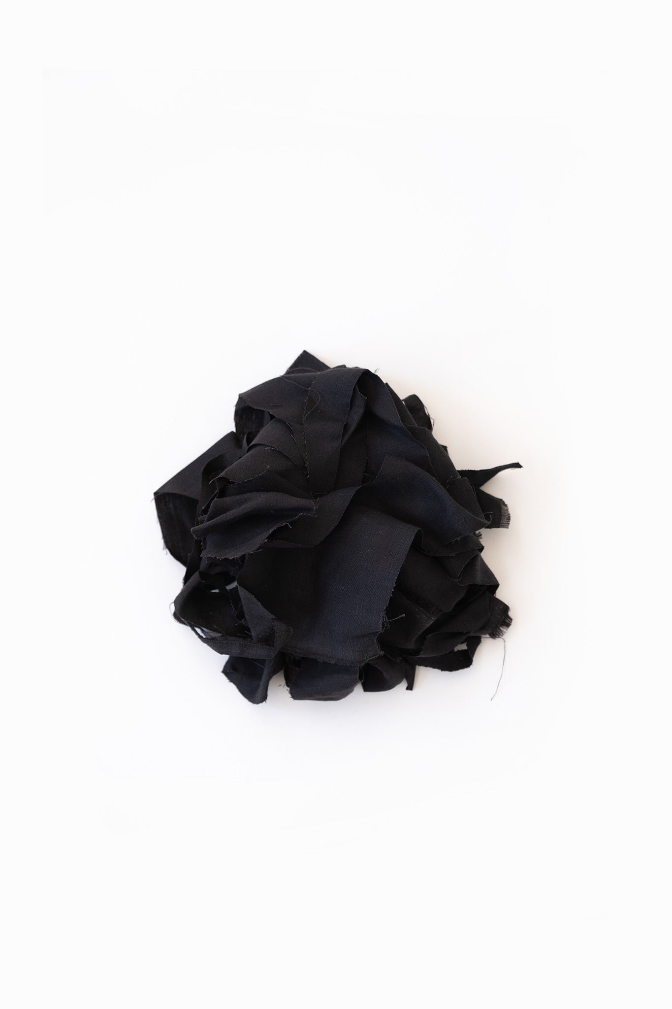 A.TRT Black Organic Linen Rec Trouser