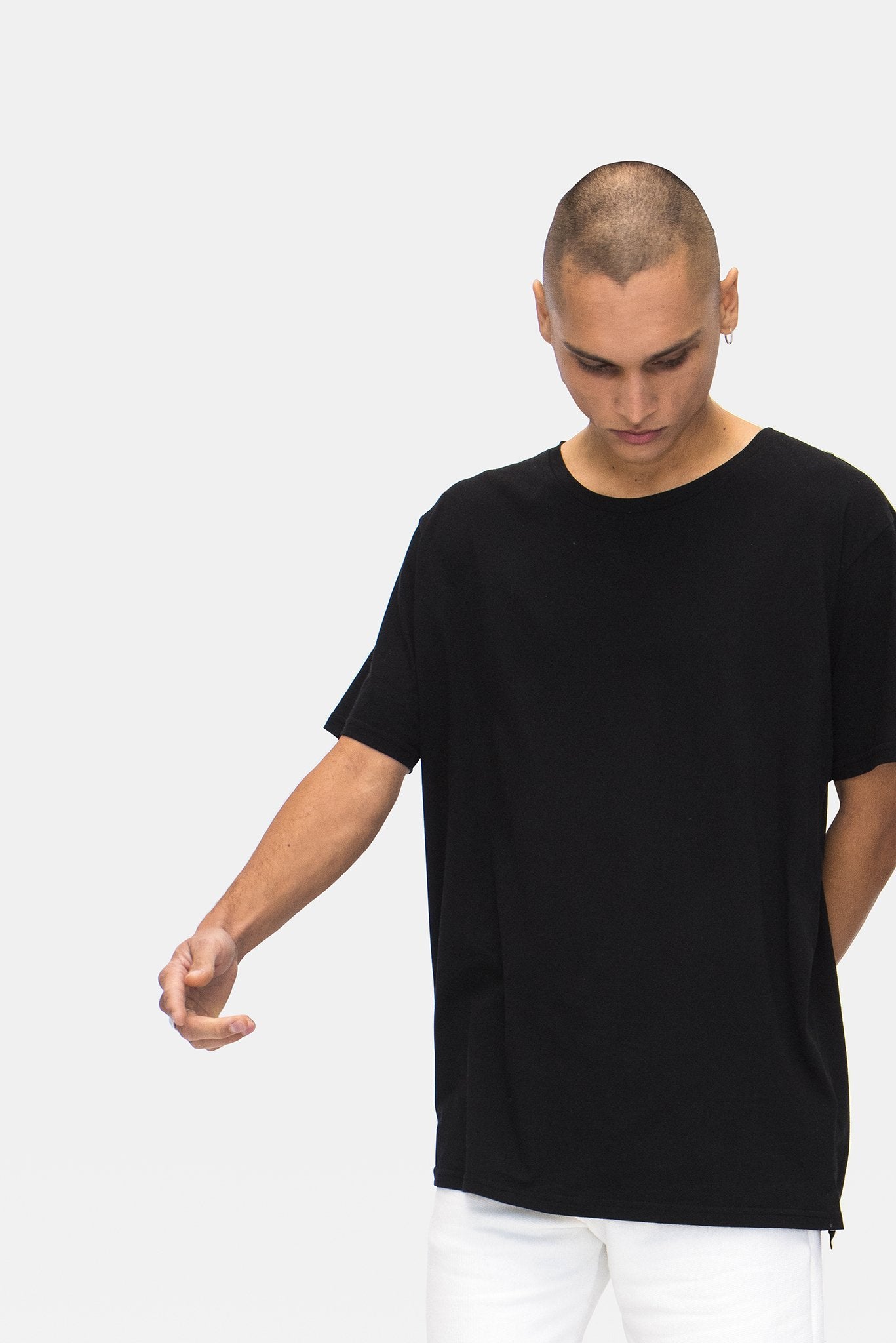 A.BCH A.01 Black T-Shirt in Organic Cotton