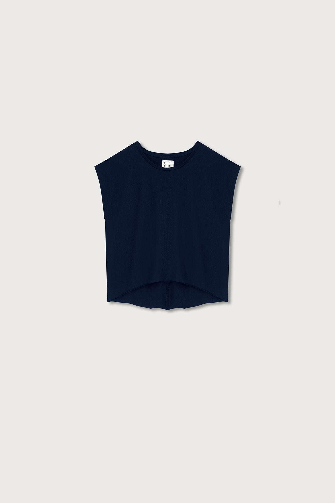 A.BCH A.08 Navy Offcut T-Shirt in Organic Cotton