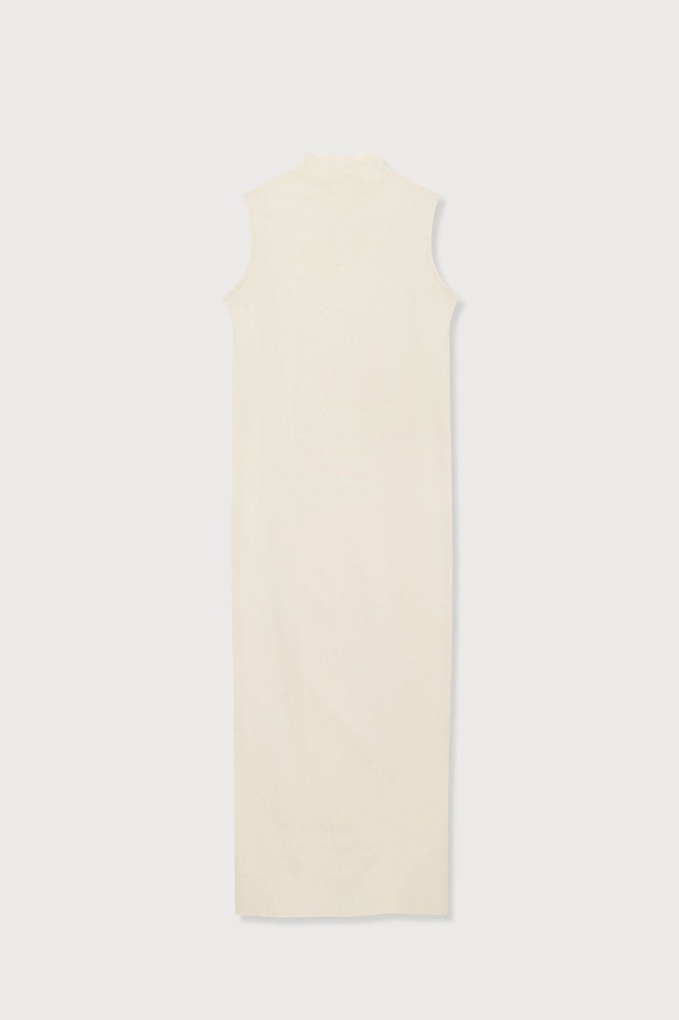 A.BCH A.14 Undyed Sleeveless Skivvy Dress in Organic Cotton Rib