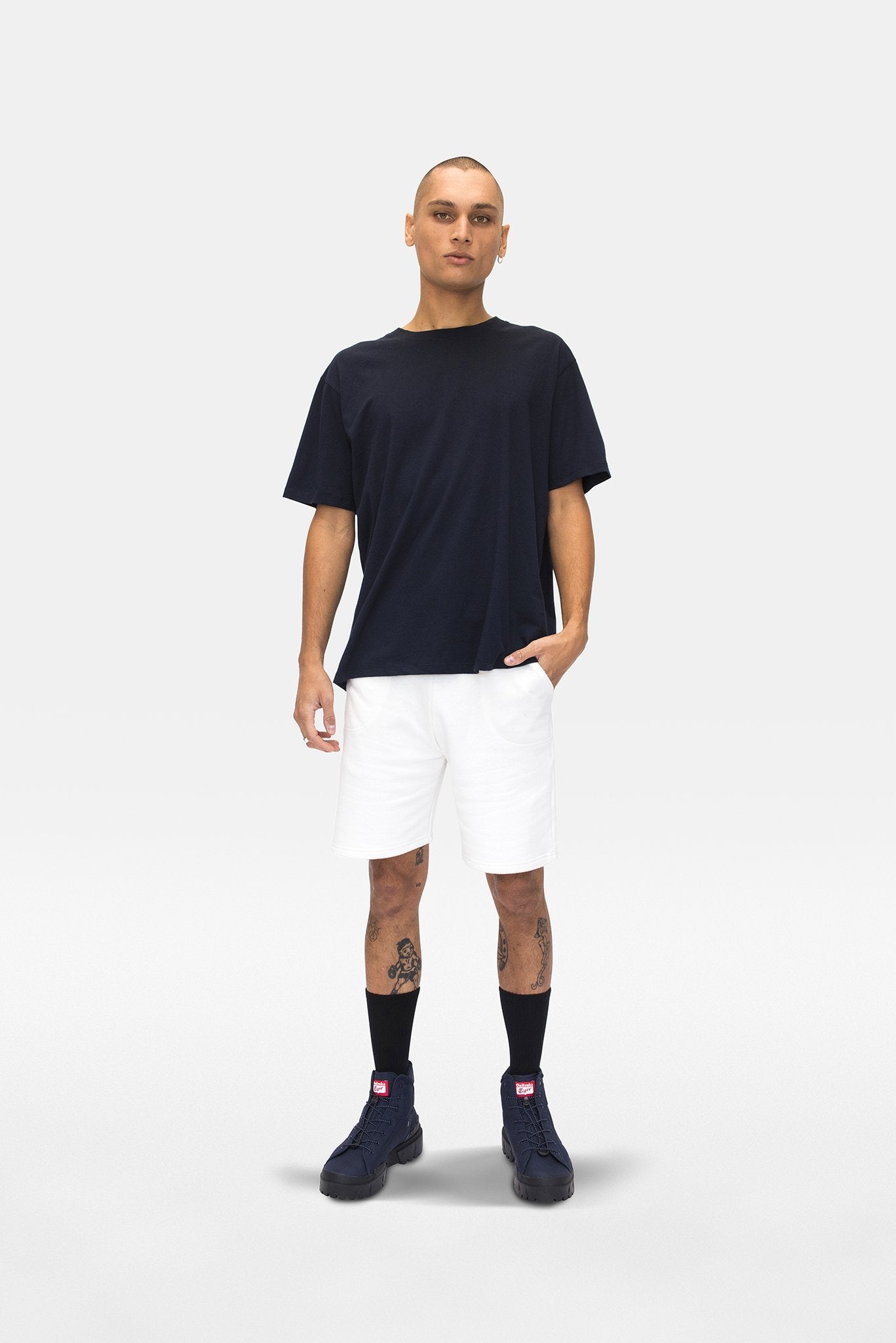 A.BCH A.15 Navy Classic T-Shirt in Organic Cotton