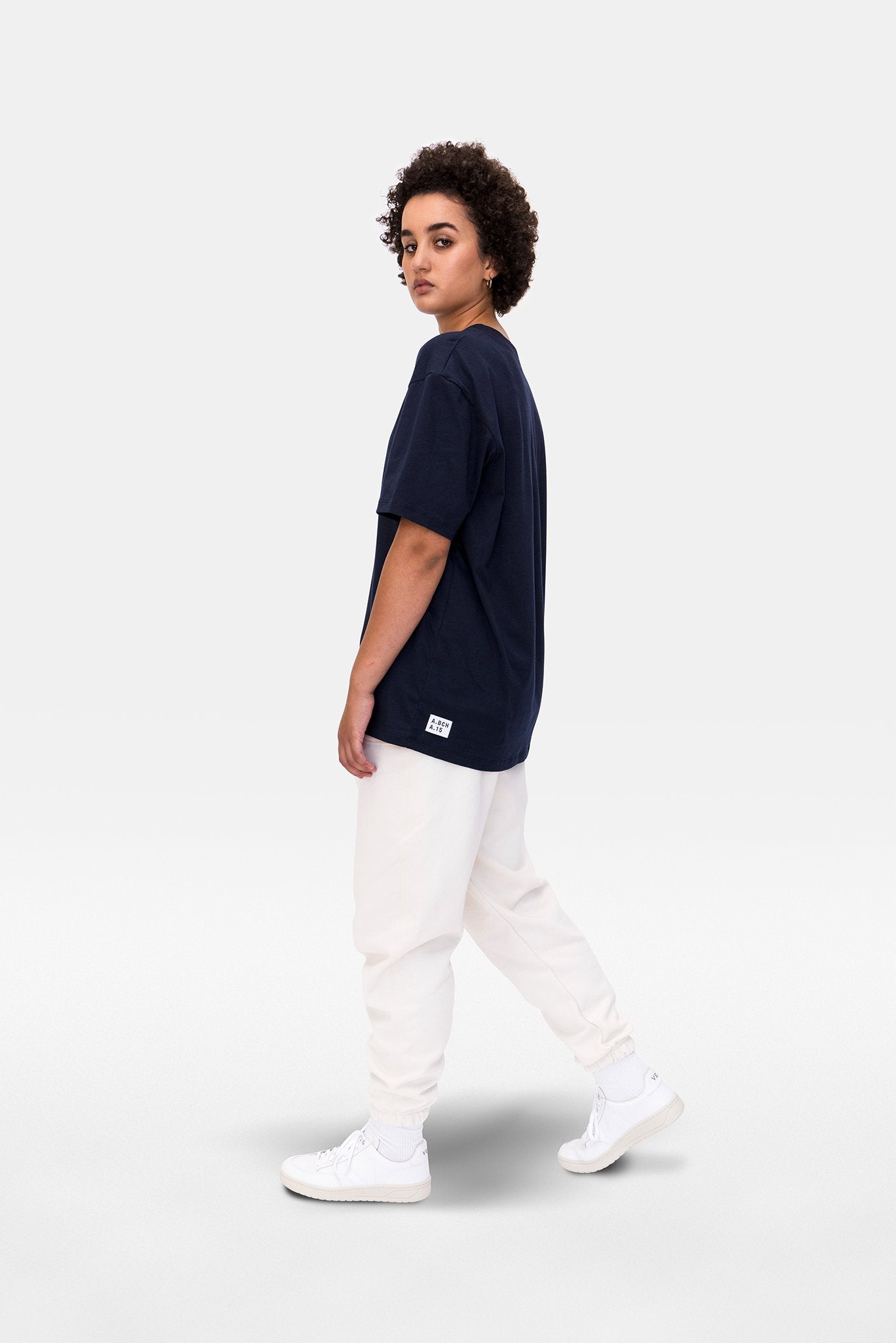 A.BCH A.15 Navy Classic T-Shirt in Organic Cotton