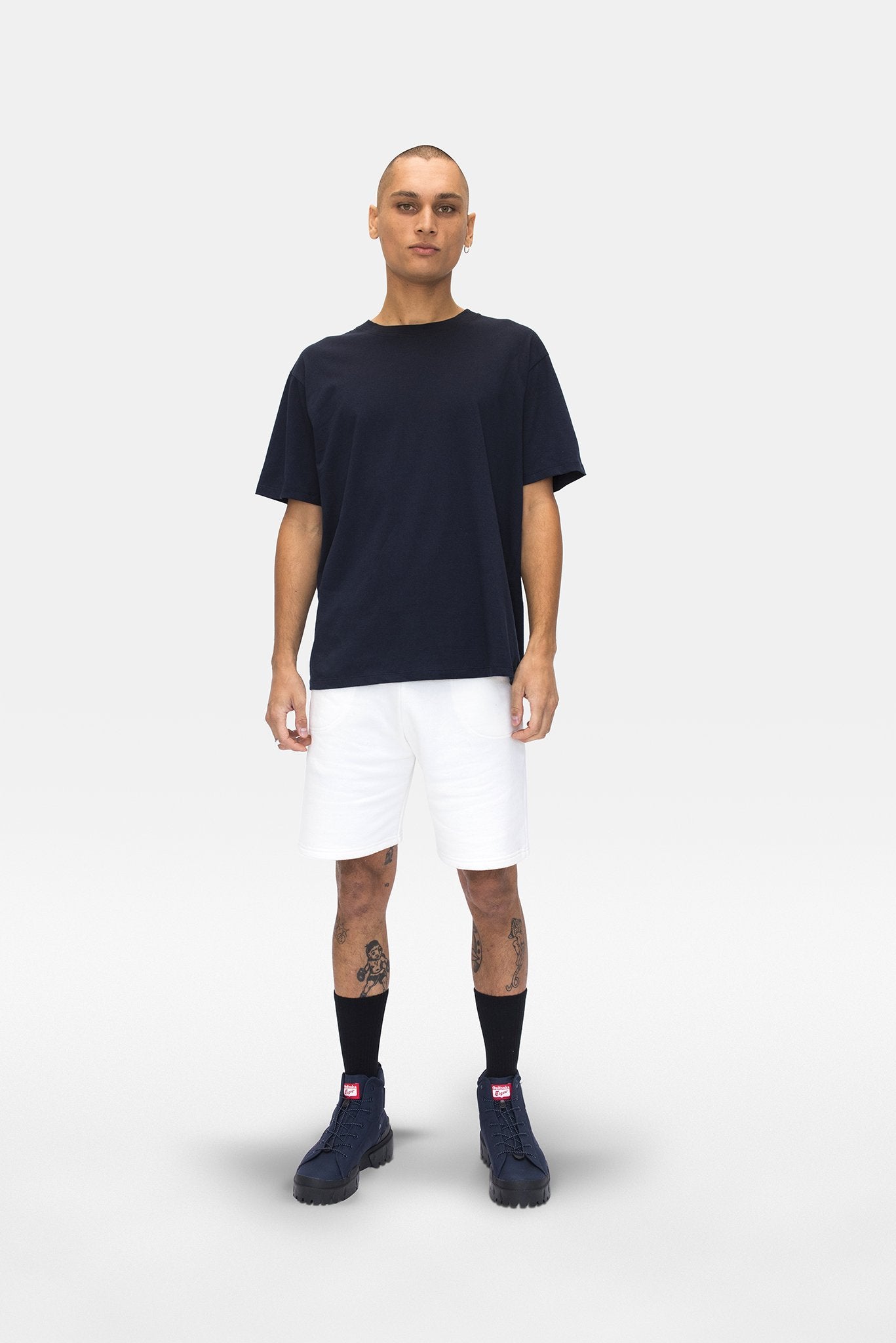 A.BCH A.15 Navy Classic T-Shirt in Organic Cotton