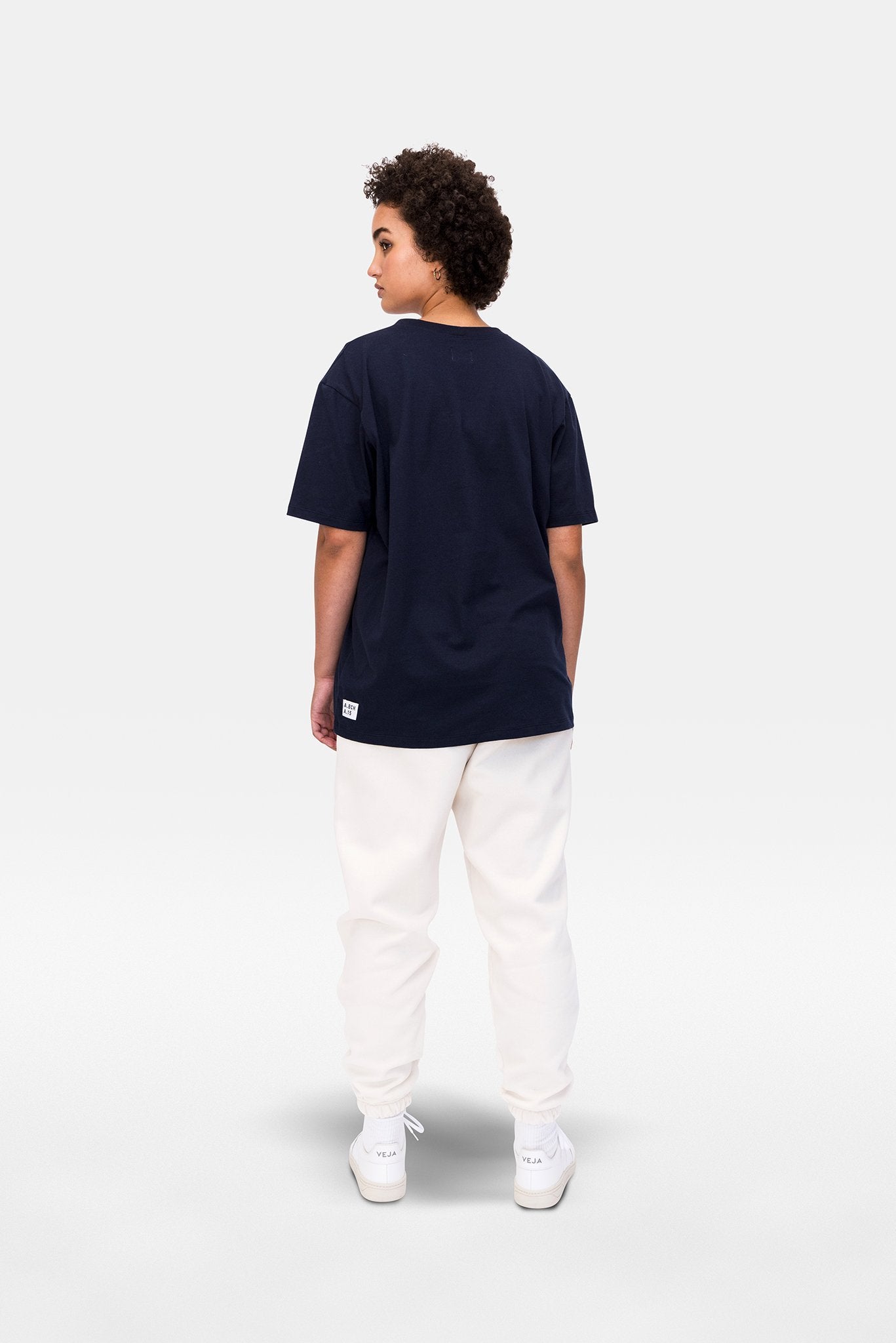 A.BCH A.15 Navy Classic T-Shirt in Organic Cotton