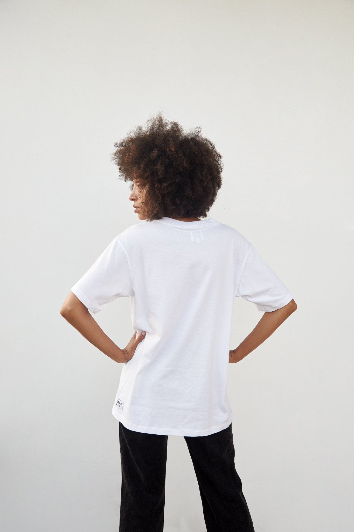 A.BCH A.15 White Classic T-Shirt in Organic Cotton