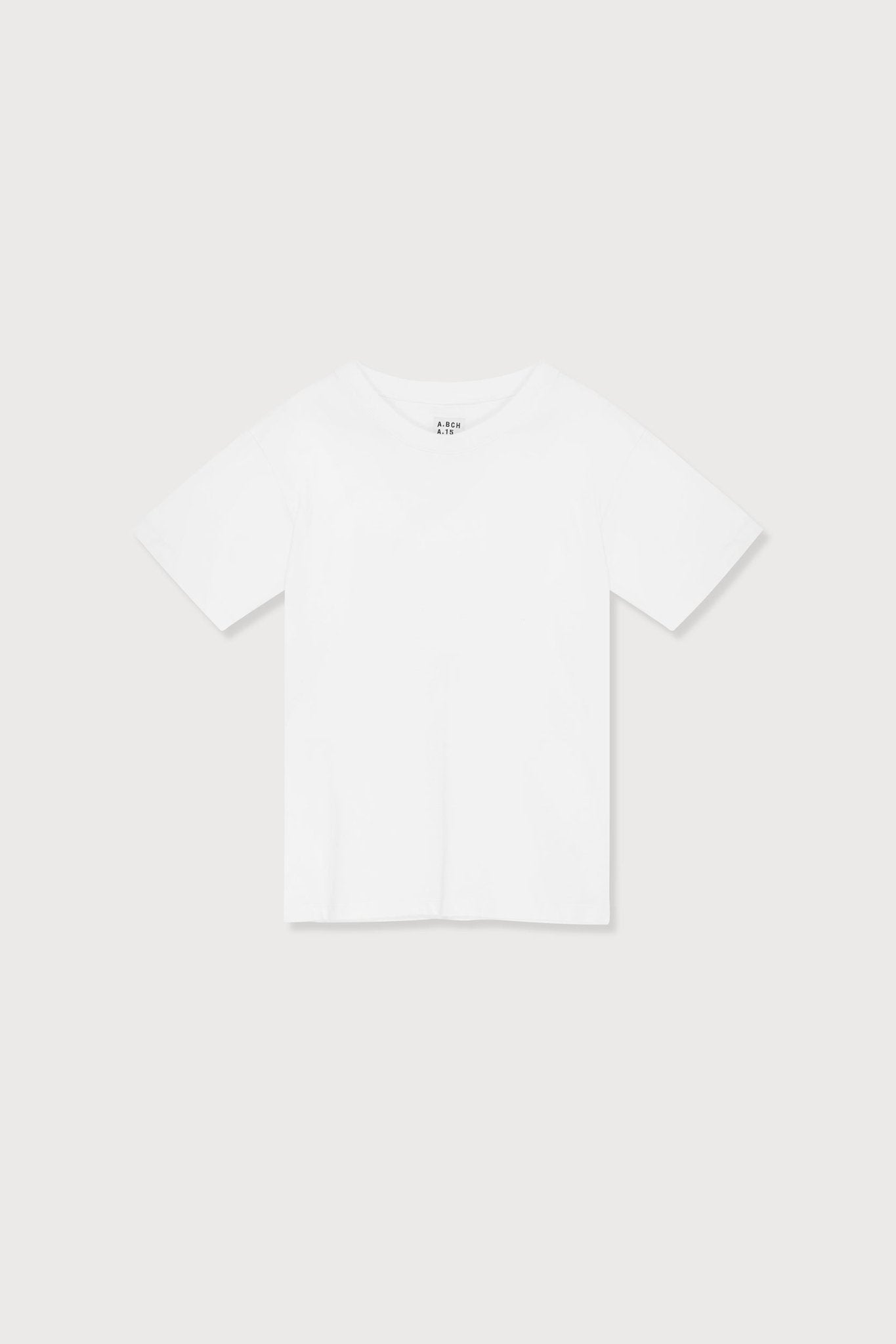 A.BCH A.15 White Classic T-Shirt in Organic Cotton