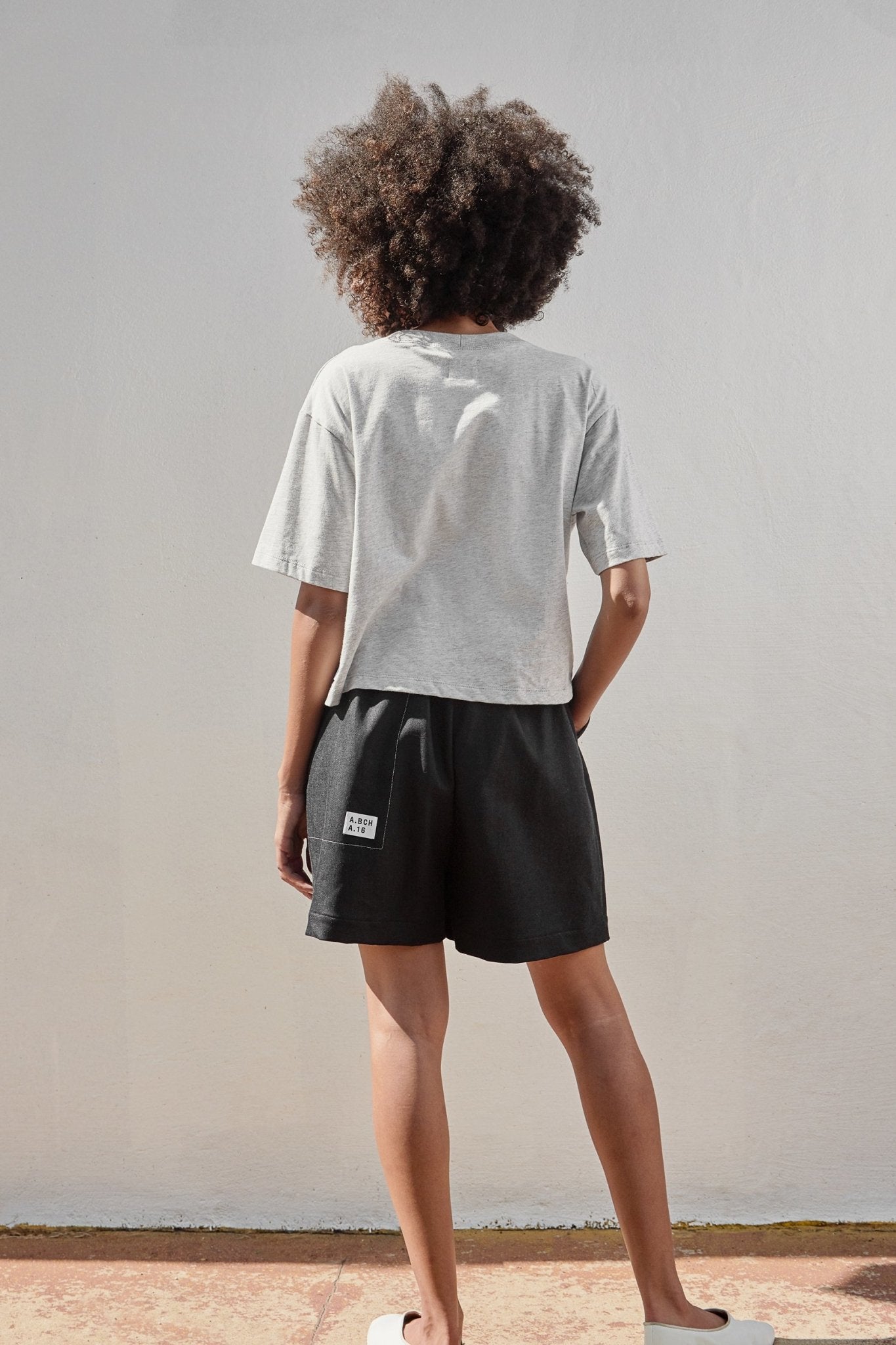 A.BCH A.15 Dark Indigo Signature Shorts in Raw Denim