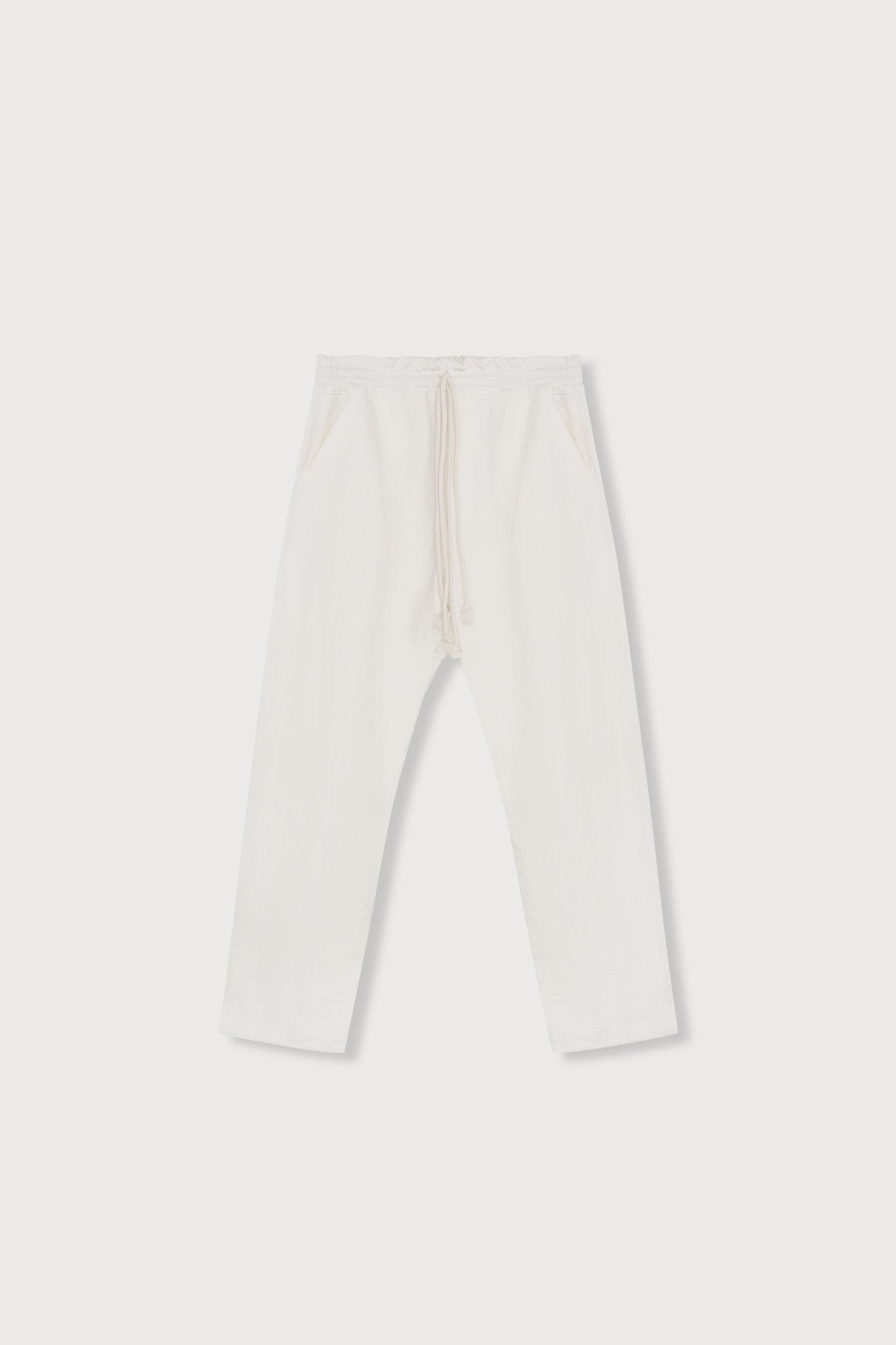 A.BCH A.32 Ivory Joggers in Hemp