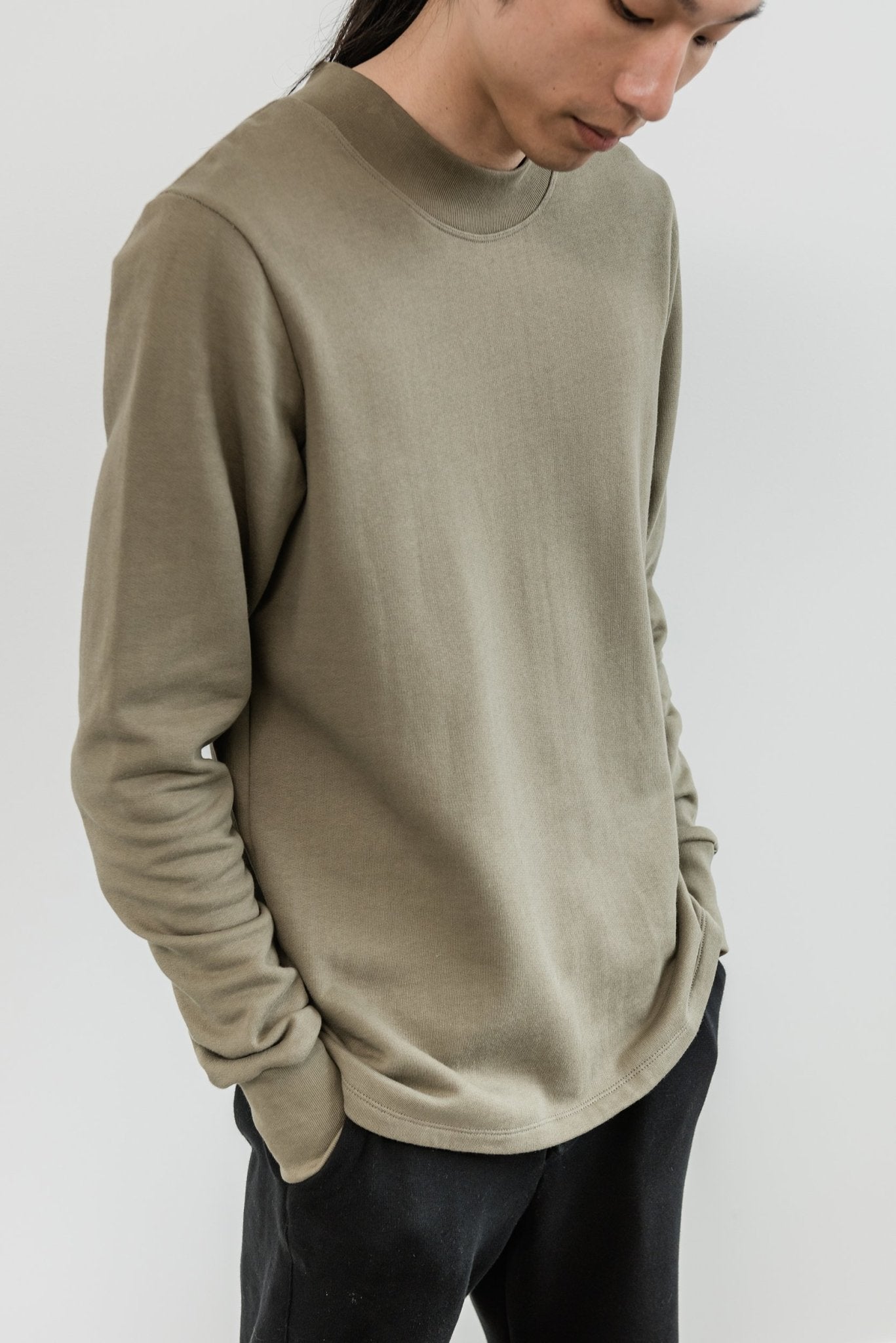 A.BCH A.33 Sage Organic Cotton Fleecy Sweater