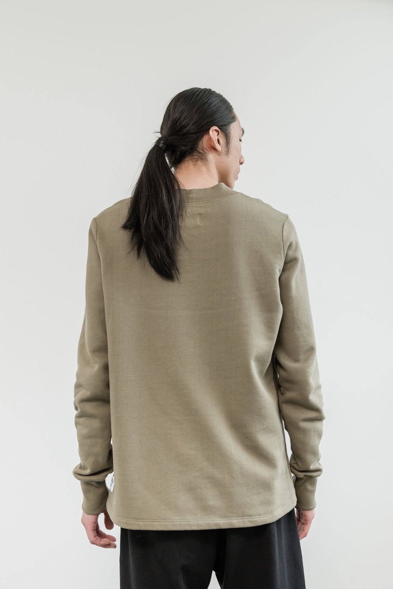 A.BCH A.33 Sage Organic Cotton Fleecy Sweater