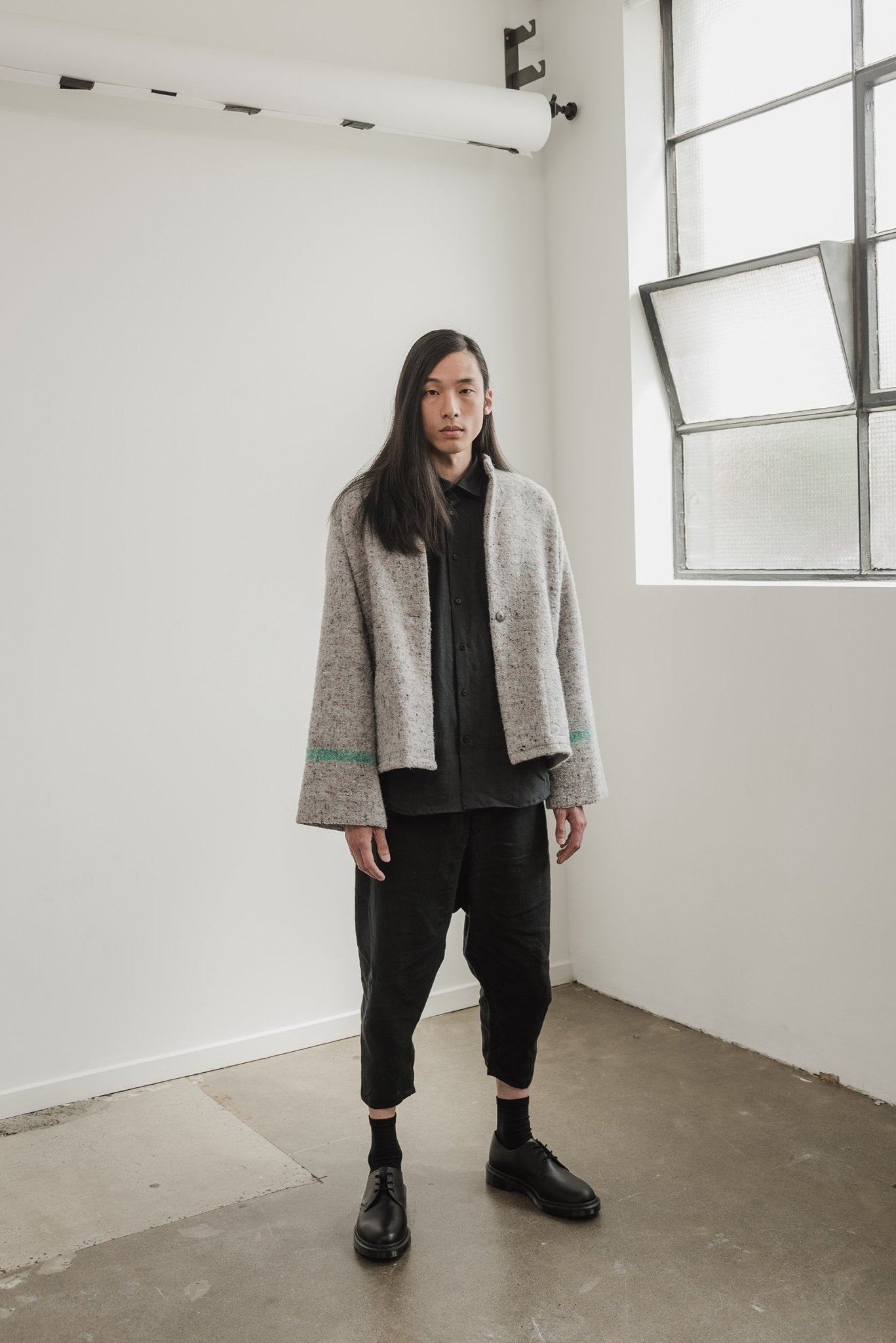 A.BCH Red Line A.2RWJ Multi Colour Wool Jacket