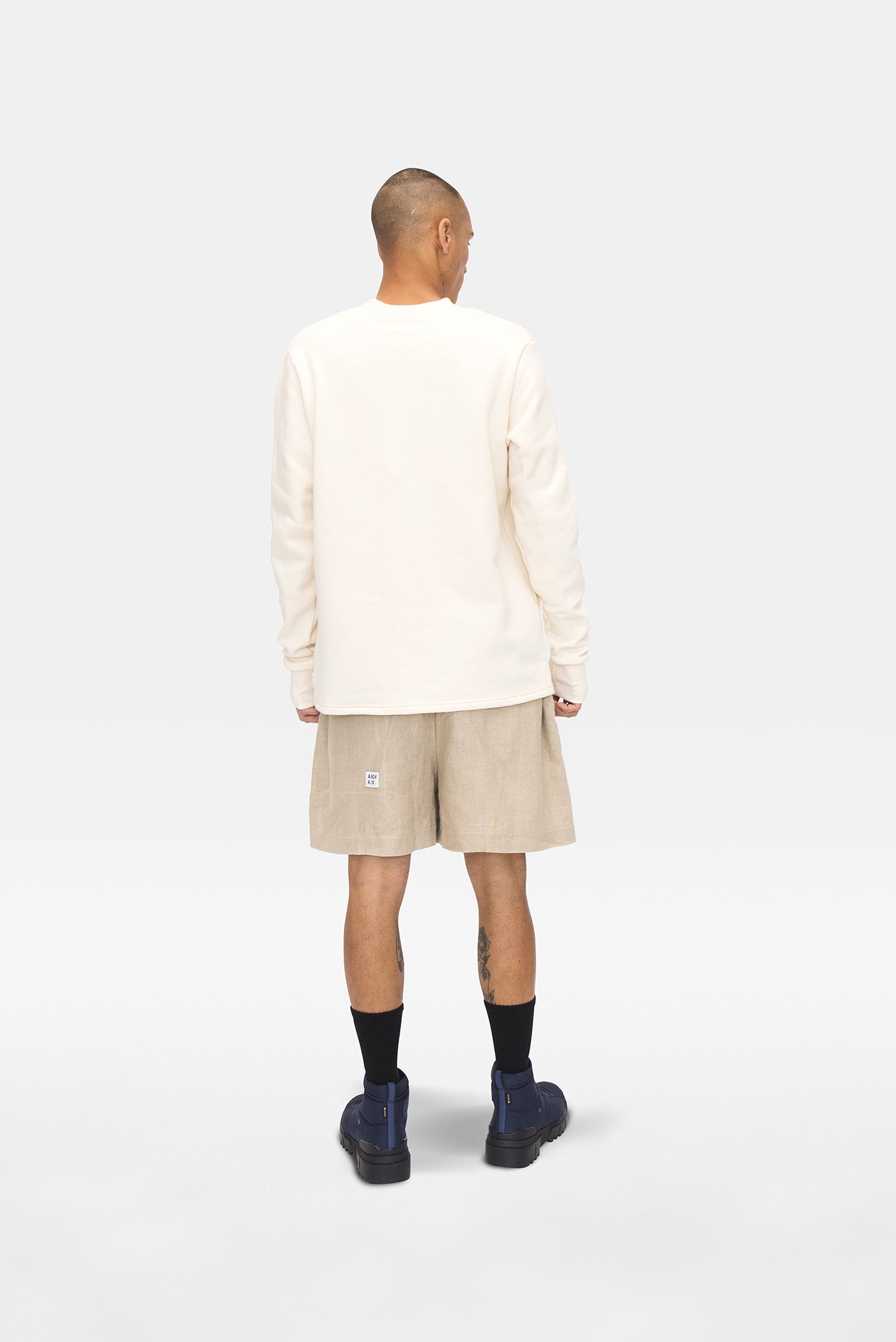 A.BCH A.33 Undyed Fleecy Sweater in Organic Cotton