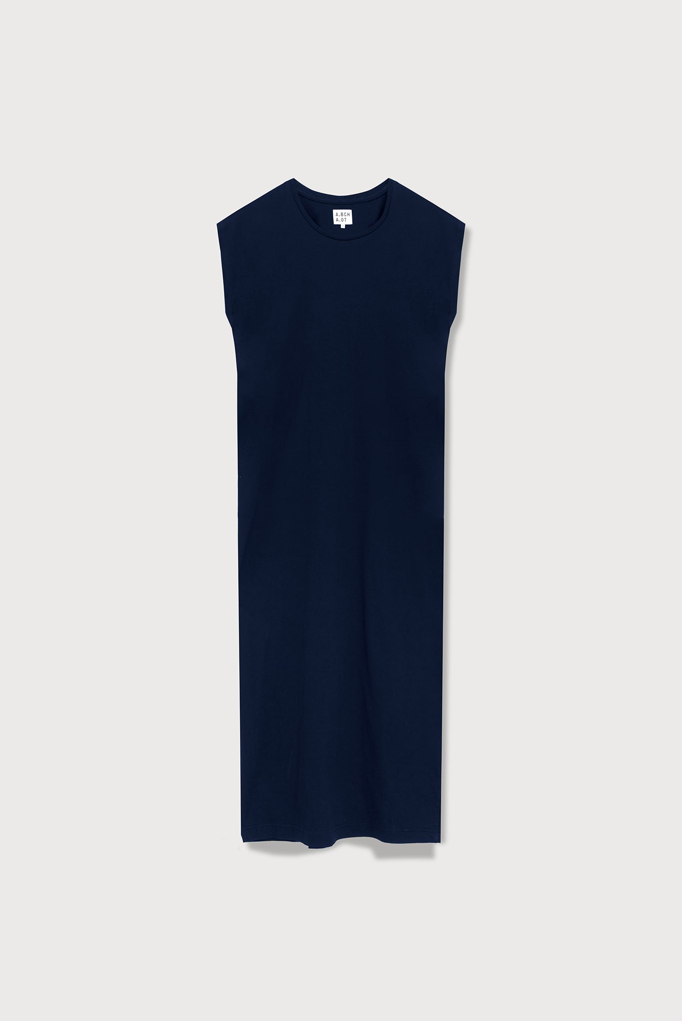 A.BCH A.07 Navy T-Shirt Dress in Organic Cotton