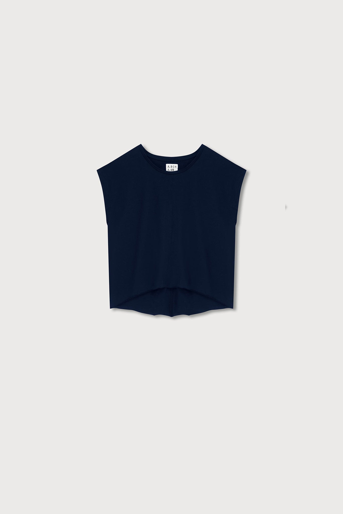 A.BCH A.08 Navy Offcut T-Shirt in Organic Cotton