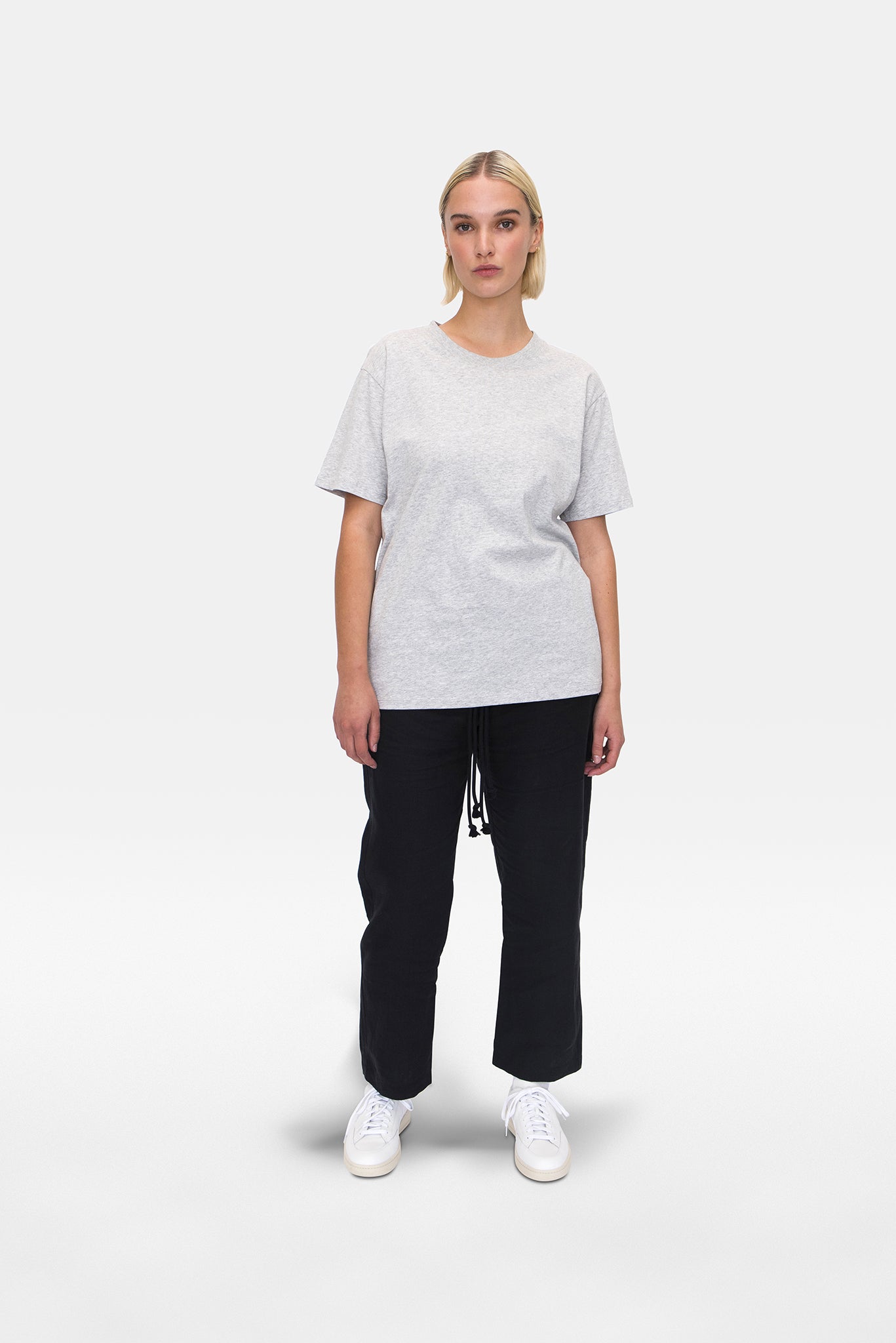 A.BCH A.15 Grey Marle Classic T-Shirt in Organic Cotton