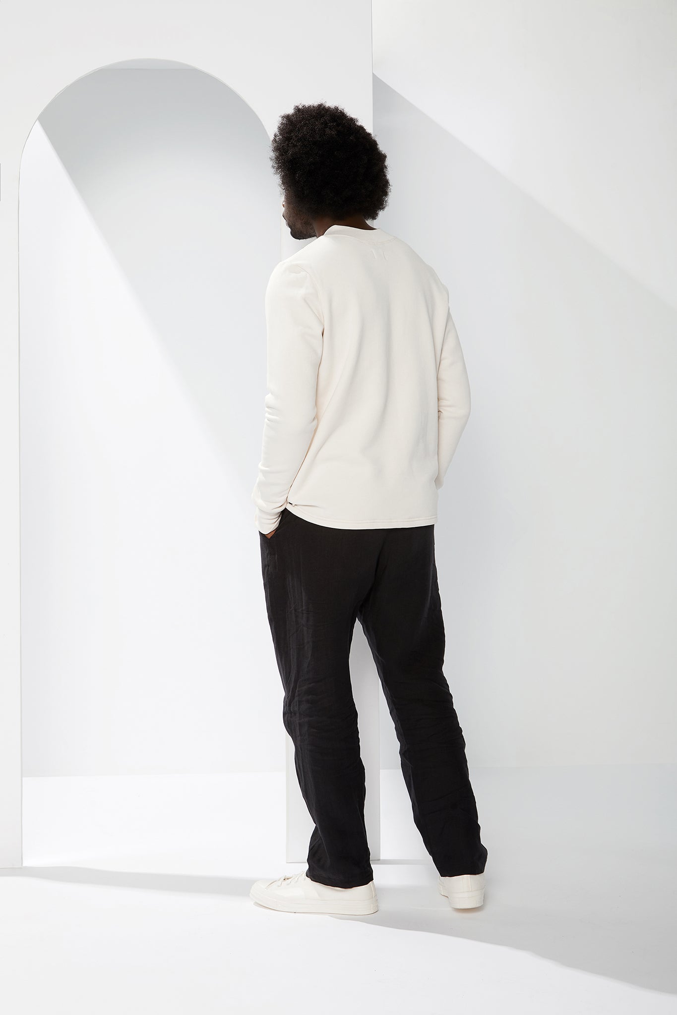 A.BCH A.33 Undyed Fleecy Sweater in Organic Cotton