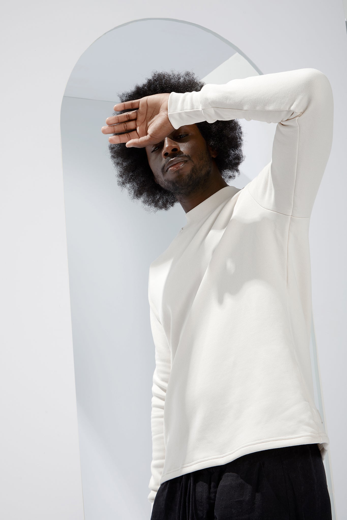 A.BCH A.33 Undyed Fleecy Sweater in Organic Cotton