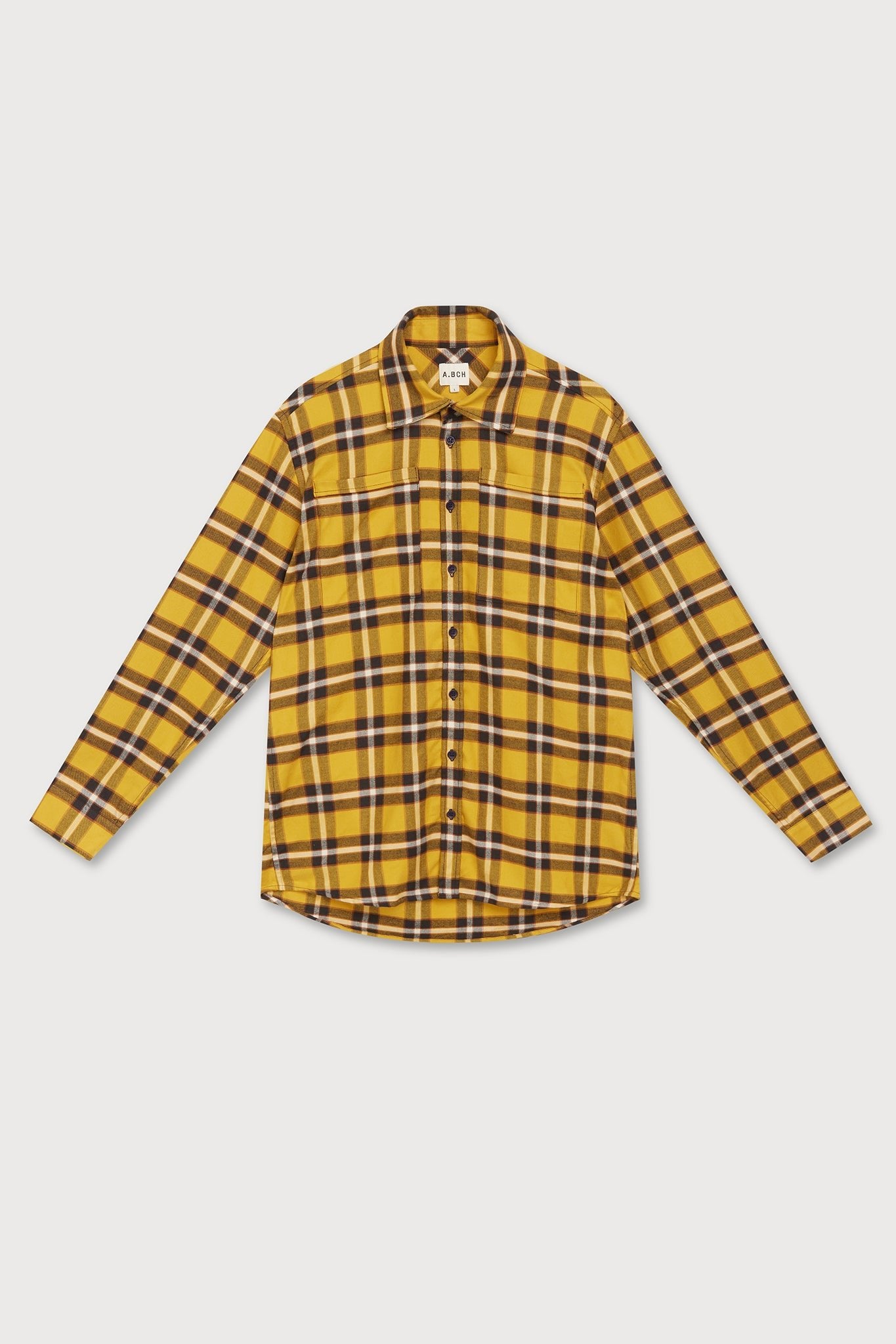 Navy Marigold Plaid