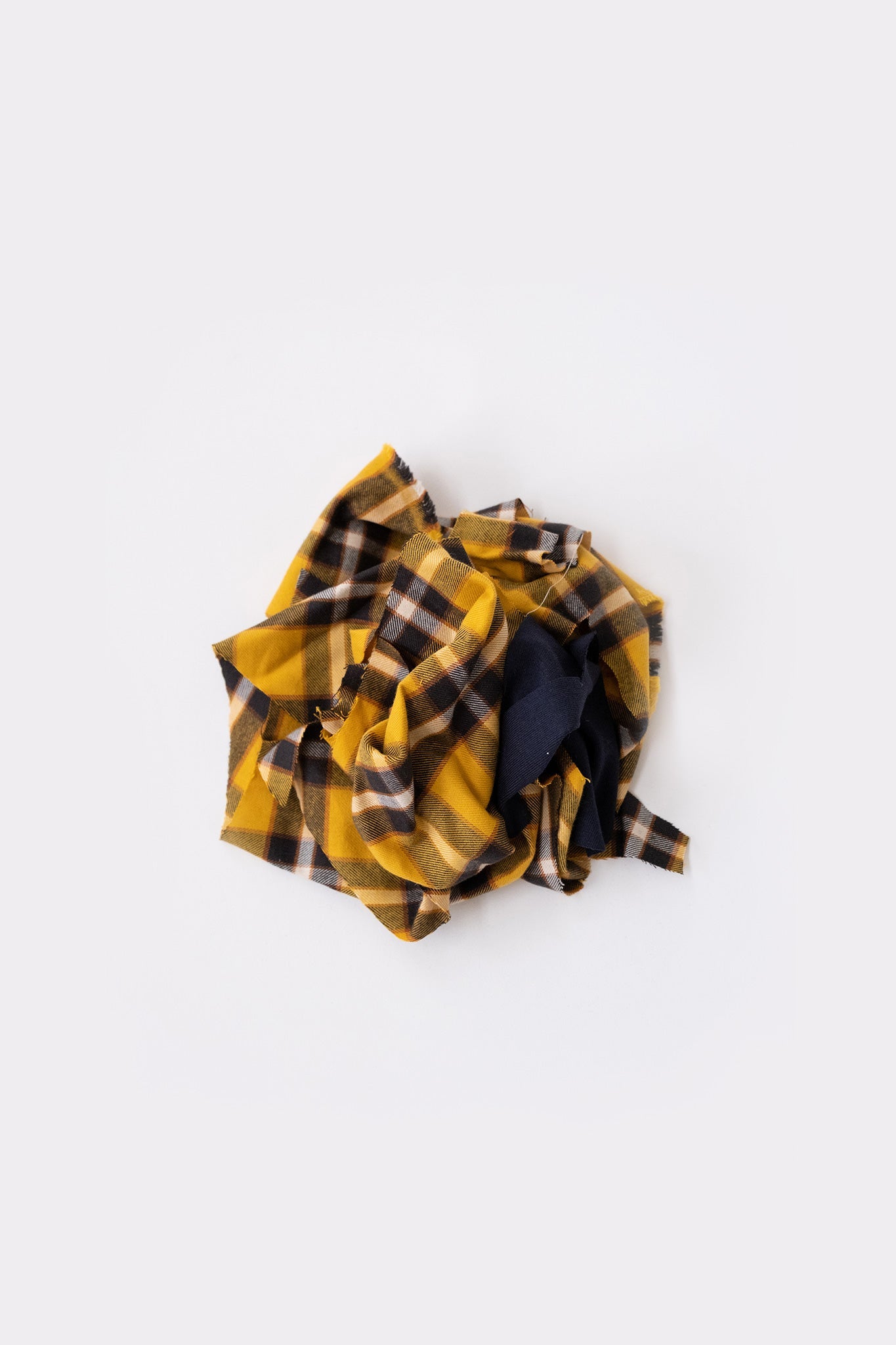 Navy Marigold Plaid