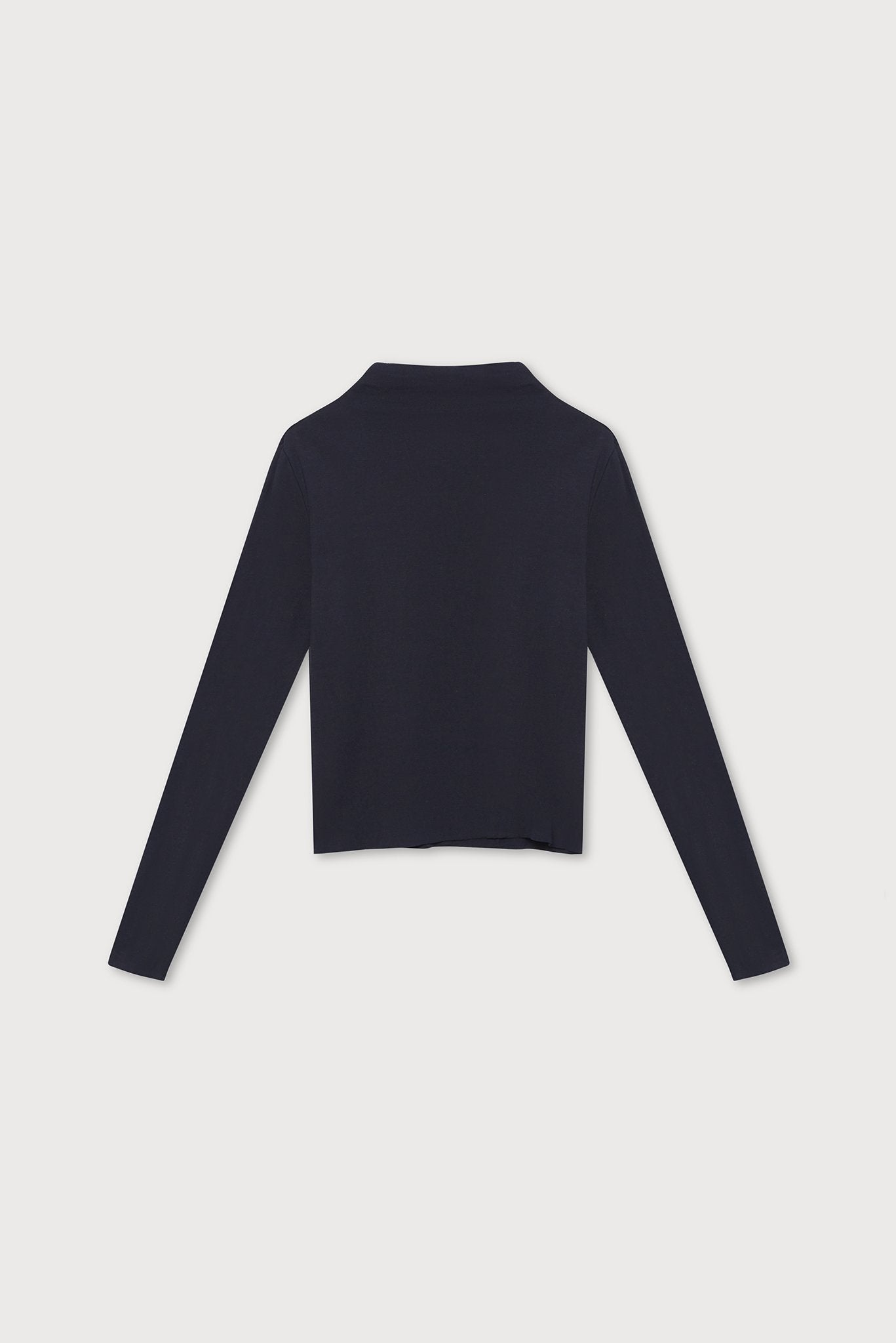 A.BCH A.14 Navy Long Sleeve Skivvy in Organic Cotton