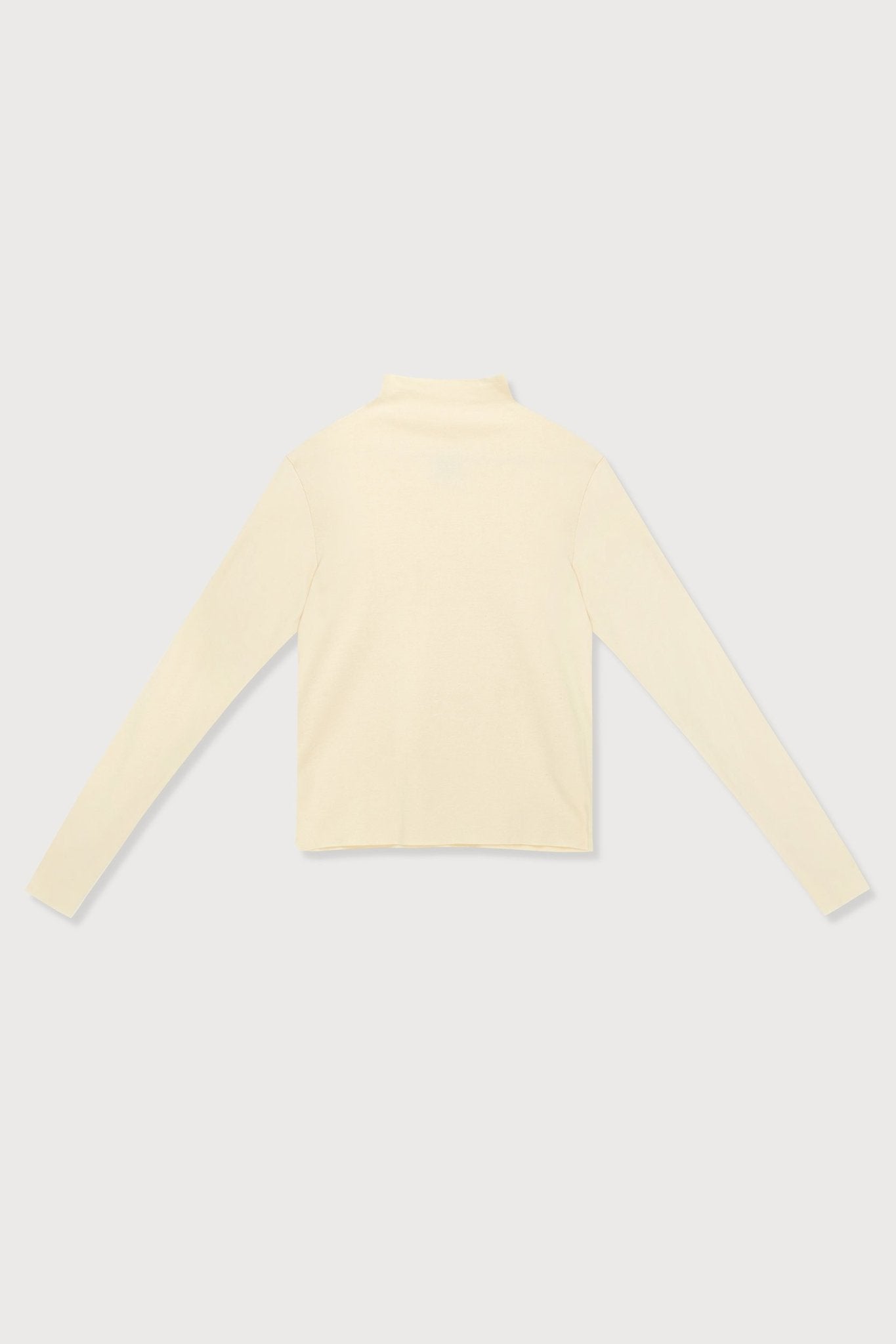 A.BCH A.14 Undyed Long Sleeve Skivvy in Organic Cotton Rib