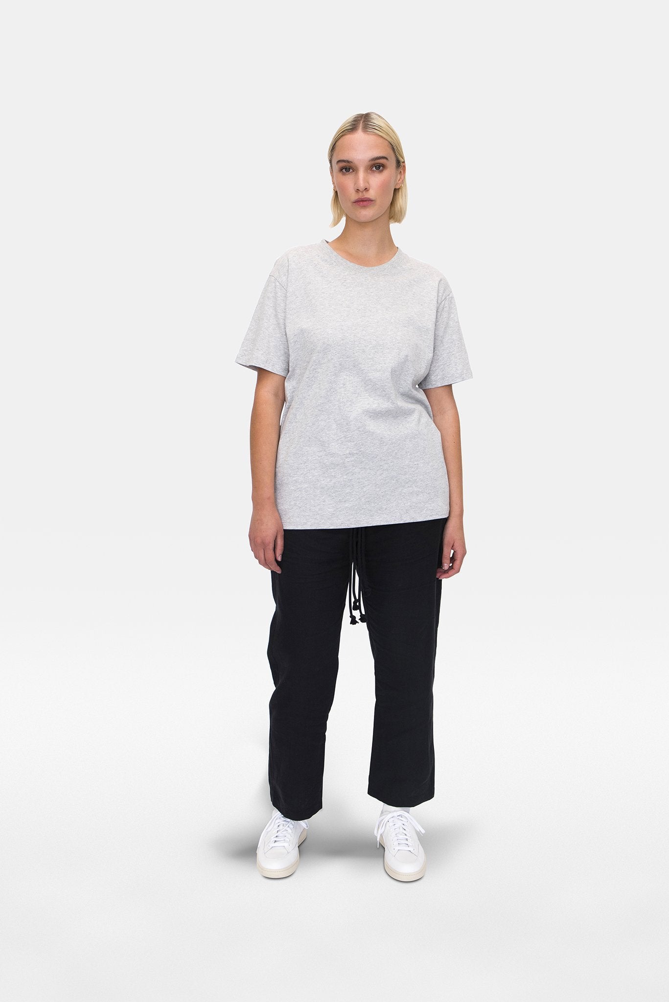 A.BCH A.15 Grey Marle Classic T-Shirt in Organic Cotton