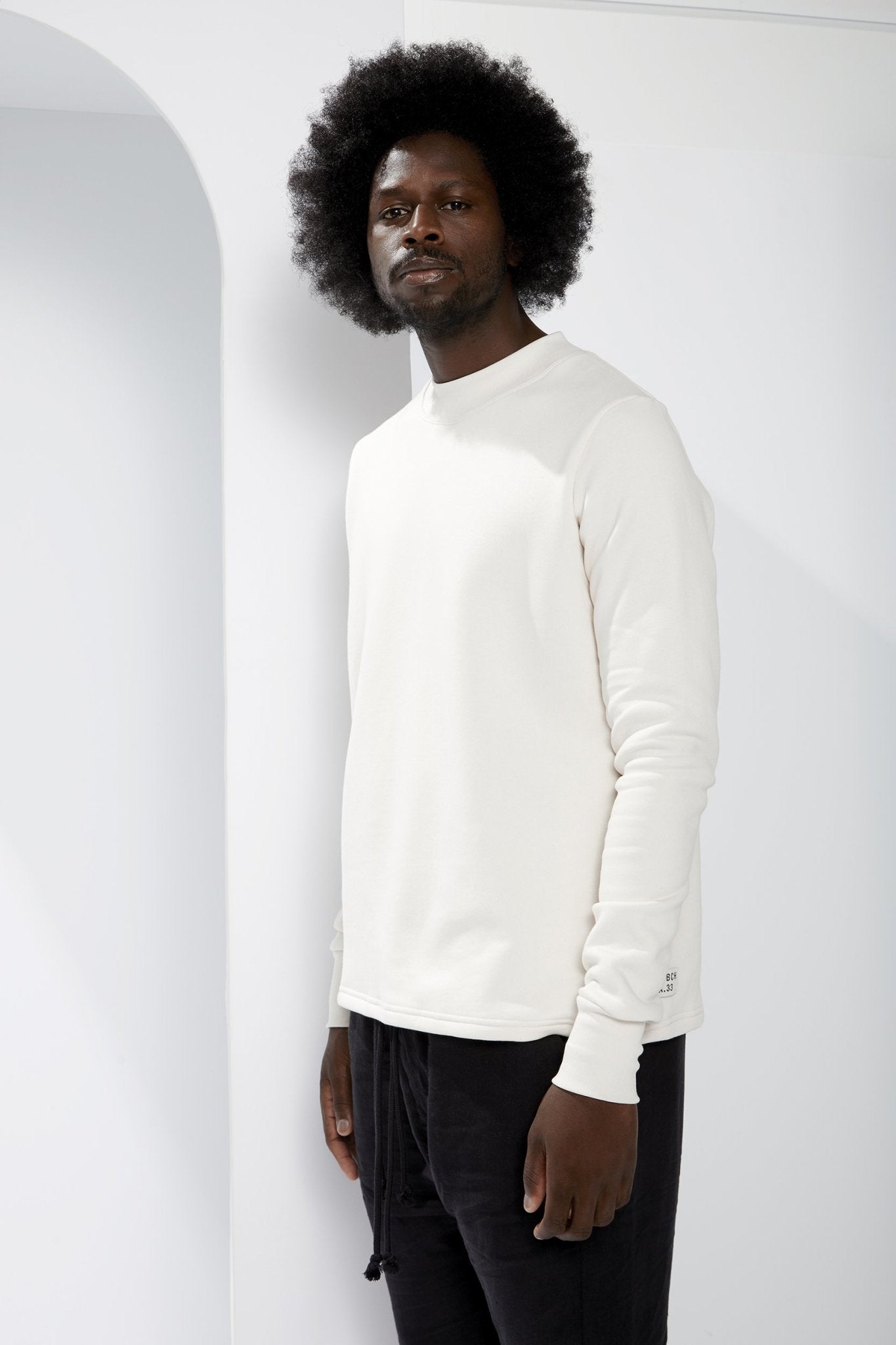 A.BCH A.33 Undyed Fleecy Sweater in Organic Cotton