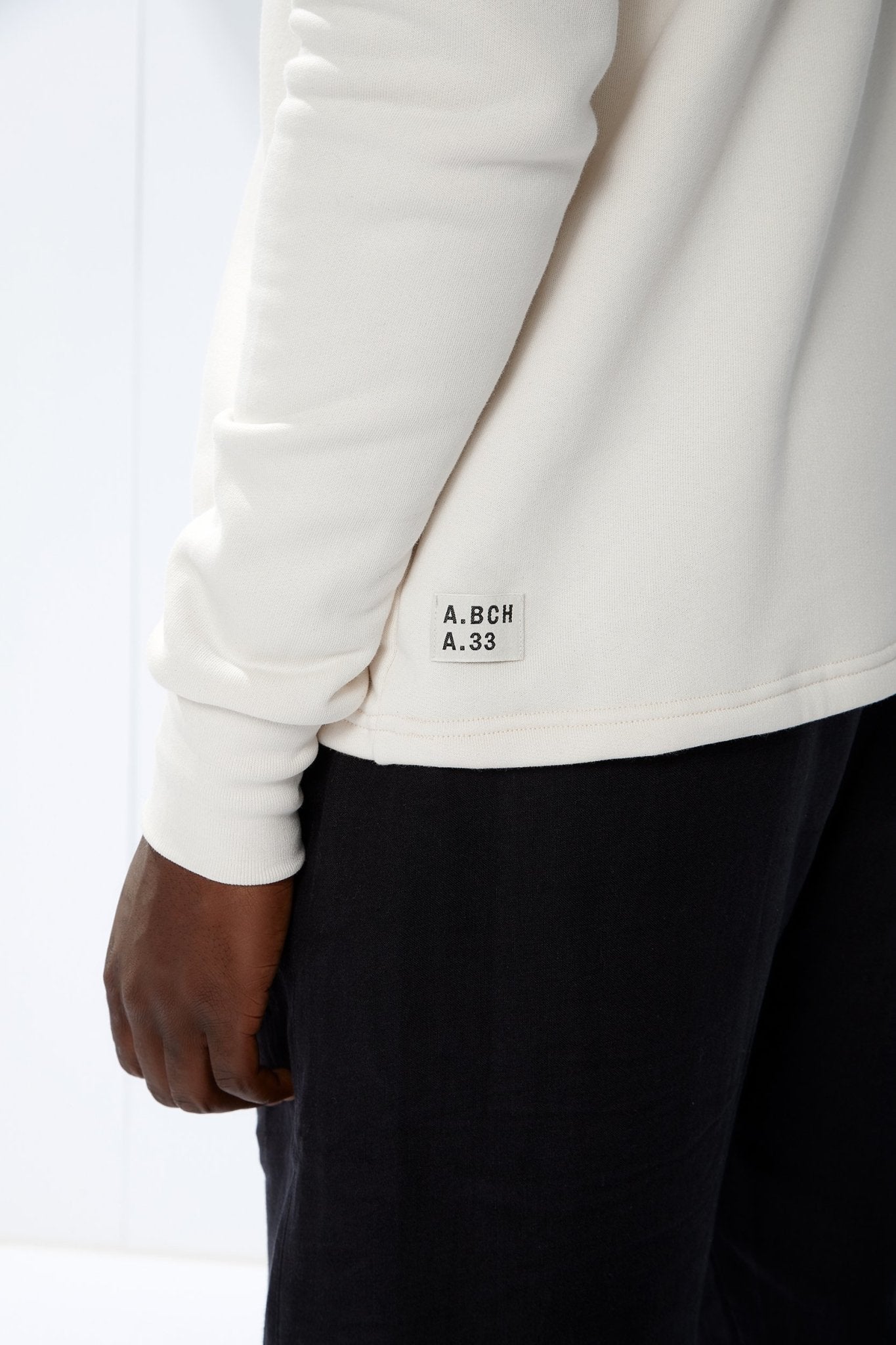 A.BCH A.33 Undyed Fleecy Sweater in Organic Cotton